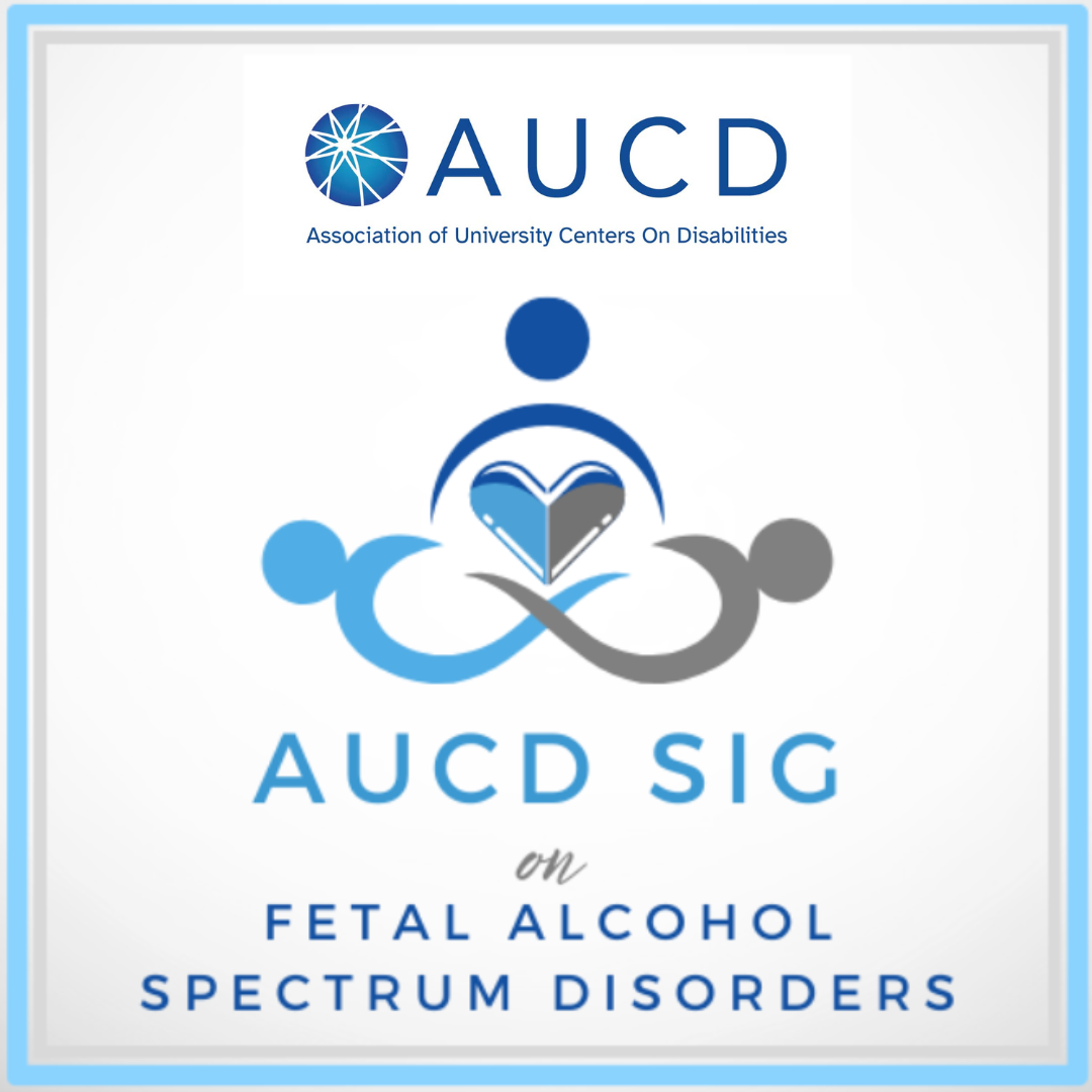 Image reads: AUCD SIG on Fetal Alcohol Spectrum Disorders